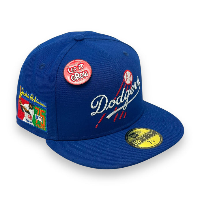 LOS ANGELES DODGERS (ROYAL) "JACKIE ROBINSON" NEW ERA 59FIFTY FITTED (With Pin)