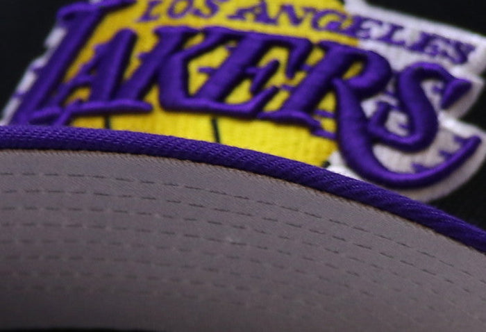 LOS ANGELES LAKERS (BLACK) 2-TONE NEW ERA 59FIFTY FITTED