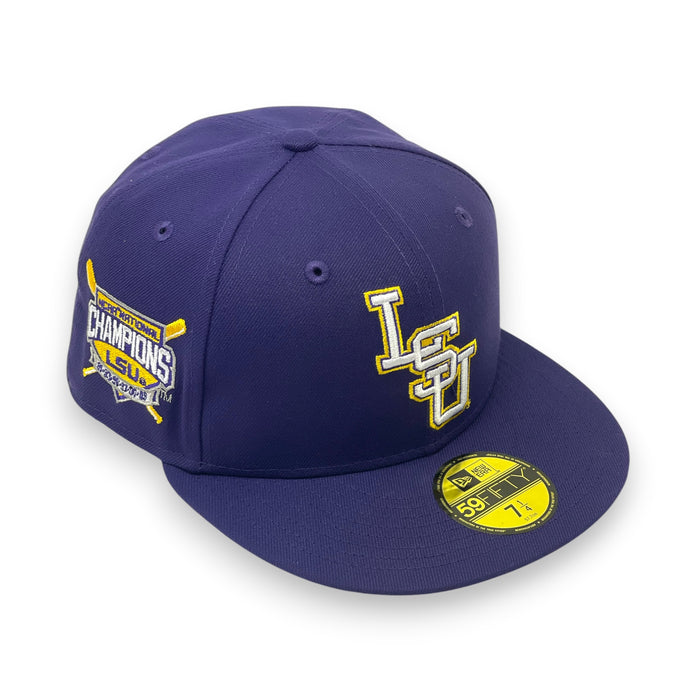 LSU (PURPLE) "NATIONAL CHAMPIONS" NEW ERA 59FIFTY FITTED