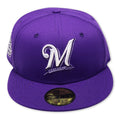 MILWAUKEE BREWERS "2002 ASG" NEW ERA 59FIFTY FITTED (LAVENDER UNDER VISOR) (S)