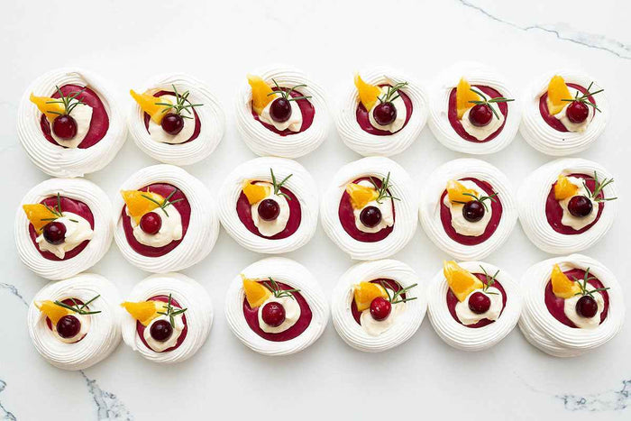 Mini Orange and Cranberry Pavlovas Refill Pack by Crumble Crate