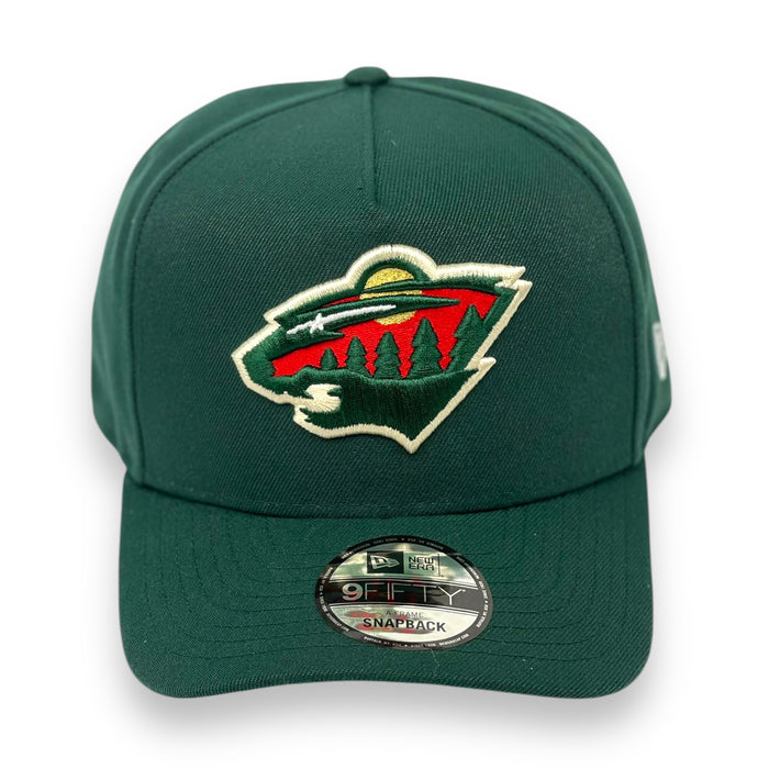 MINNESOTA WILD (DK GREEN) AFRAME 9FIFTY SNAPBACK