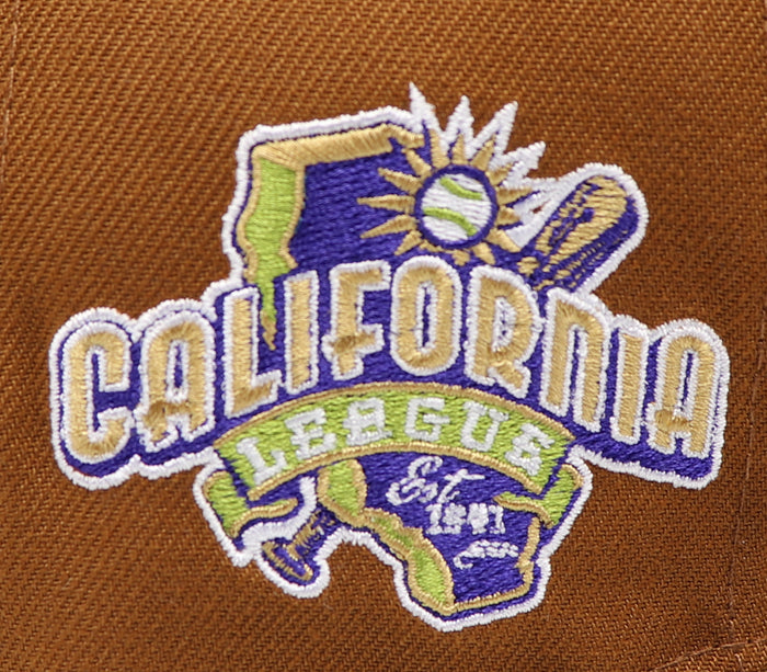 MODESTO A'S  "CALI LEAGUE" NEW ERA 59FIFTY FITTED (OLIVE UNDER VISOR)