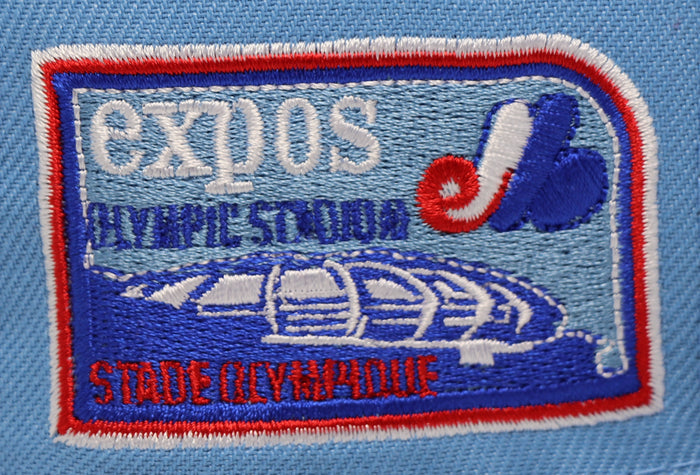 MONTREAL EXPOS "OLYMPIC STADIUM" NEW ERA 59FIFTY FITTED (RED UNDER VISOR)