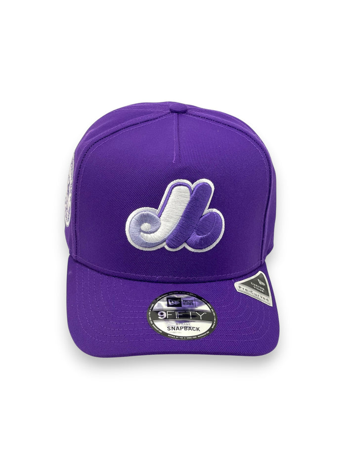 MONTREAL EXPOS (PURPLE) (1982 ALLSTARGAME) "9FIFTY AFRAME" NEW ERA SNAPBACK