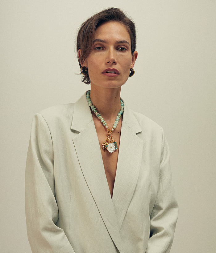 Mood Necklace in Amazonite