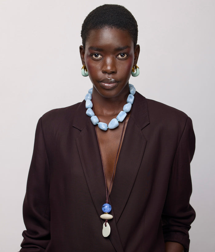 Museo Cord II Necklace in Sea