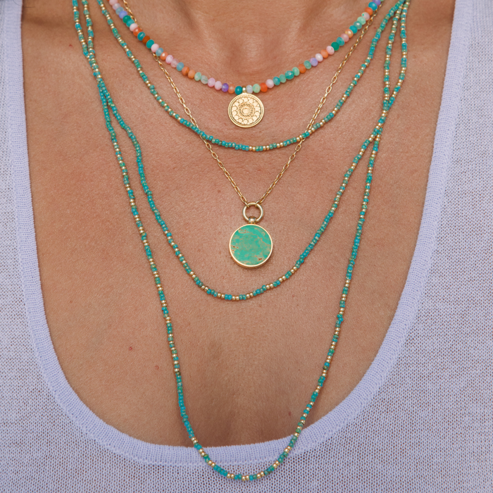 Musha Beaded Necklace - 42"