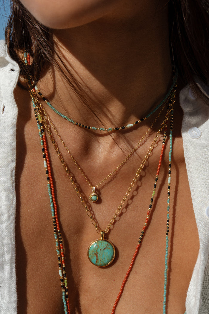 Mutsa Beaded Necklace - 42”