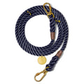 Navy Rope Dog Leash, Adjustable & Handcrafted - Found My AnimalShop LeashesFound My AnimalS
