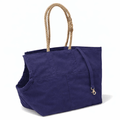 Navy Waxed Cotton Canvas Dog CarrierDog TotesFound My Animal