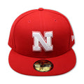 NEBRASKA CORNHUSKERS (RED) NEW ERA 59FIFTY FITTED