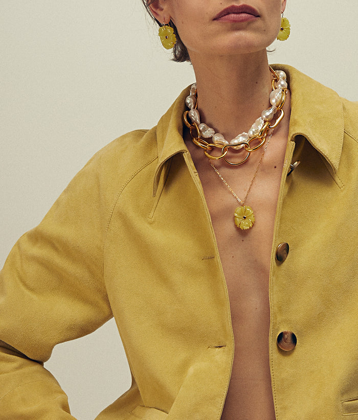 New Bloom Necklace in Canary