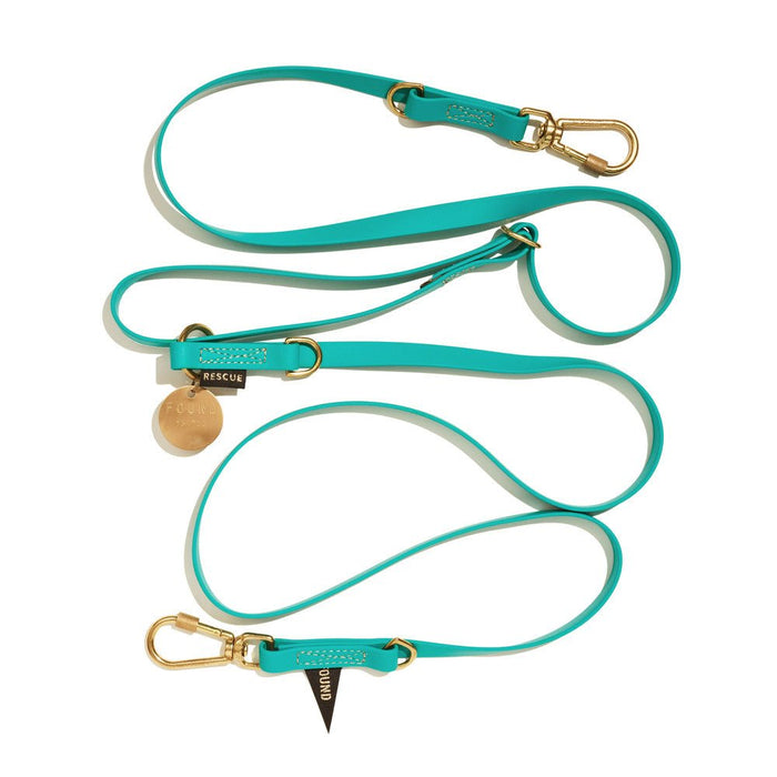 New! Water-Resistant Adjustable 7ft Leash, Aqua | Found My AnimalShop LeashesFound My AnimalS