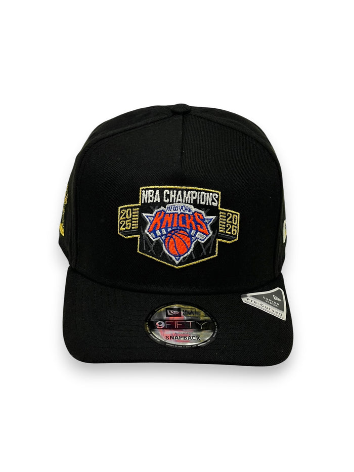 NEW YORK KNICKS (2026 NBA CHAMPS) "LOCKERROOM" 9FIFTY AFRAME NEW ERA SNAPBACK