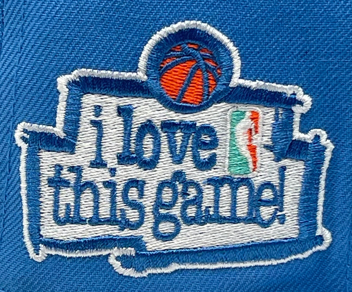 NEW YORK KNICKS (AF-BLUE) "LOVE THIS GAME" NEWERA 59FIFTY FITTED