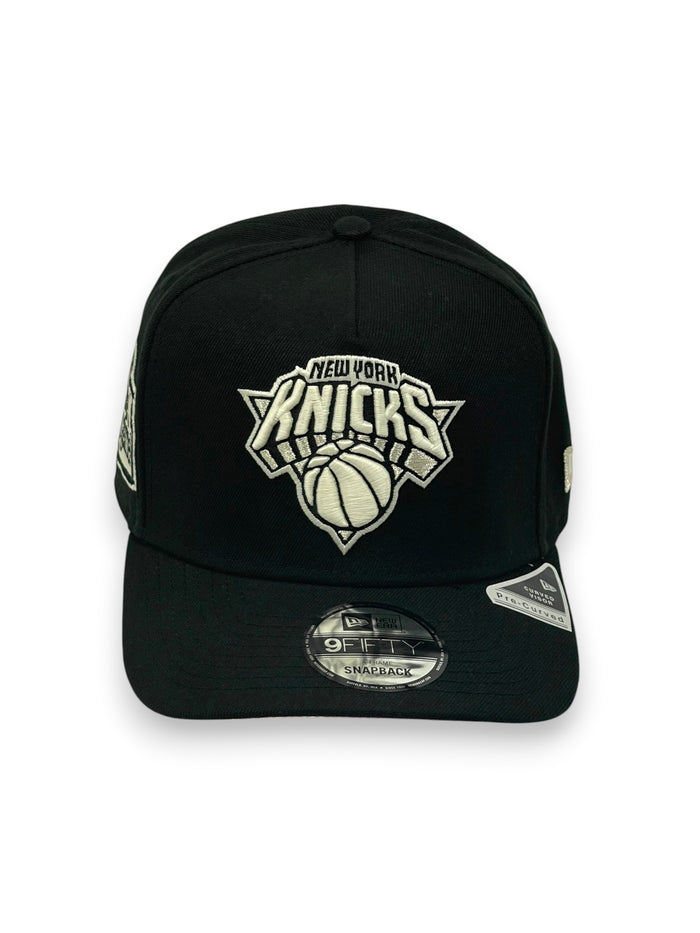 NEW YORK KNICKS (BLACK/WHITE) (LOVE THIS GAME) "9FIFTY AFRAME" NEW ERA SNAPBACK