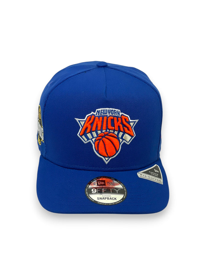 NEW YORK KNICKS (ROYAL) (2026 NBA FINALS CHAMPS) "9FIFTY AFRAME" NEW ERA SNAPBACK