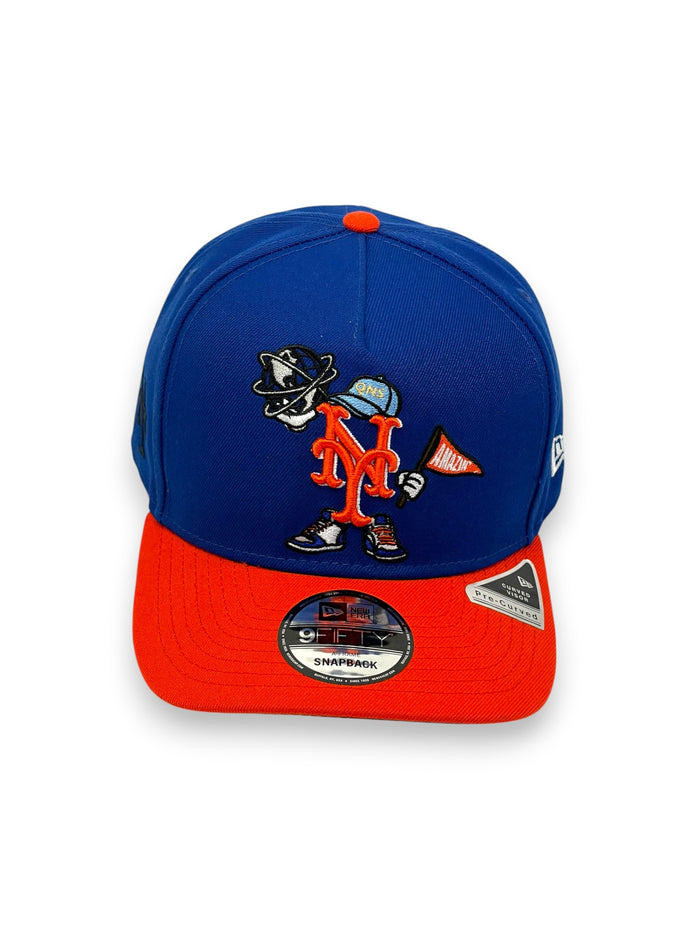 NEW YORK METS CARTOON LOGO (ROYAL) A-FRAME NEW ERA 9FIFTY SNAPBACK