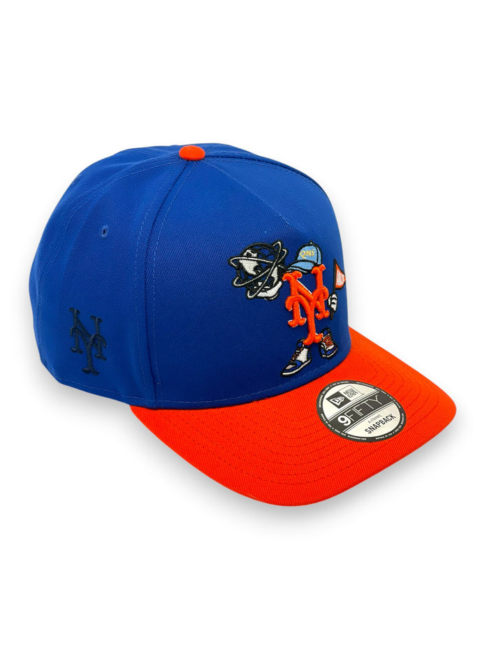 NEW YORK METS CARTOON LOGO (ROYAL) A-FRAME NEW ERA 9FIFTY SNAPBACK