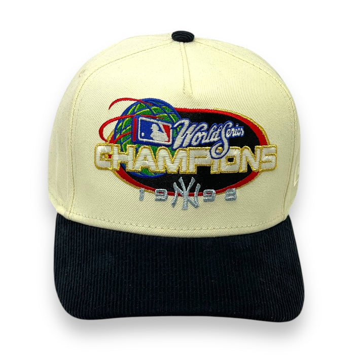 NEW YORK YANKEES (OFF-WHITE) (1998 WS CHAMPS) "9FIFTY AFRAME" NEW ERA SNAPBACK