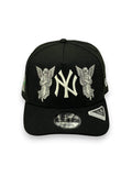 NEW YORK YANKEES (BLACK) "9FIFTY AFRAME" NEW ERA SNAPBACK (GLOW IN THE DARK)