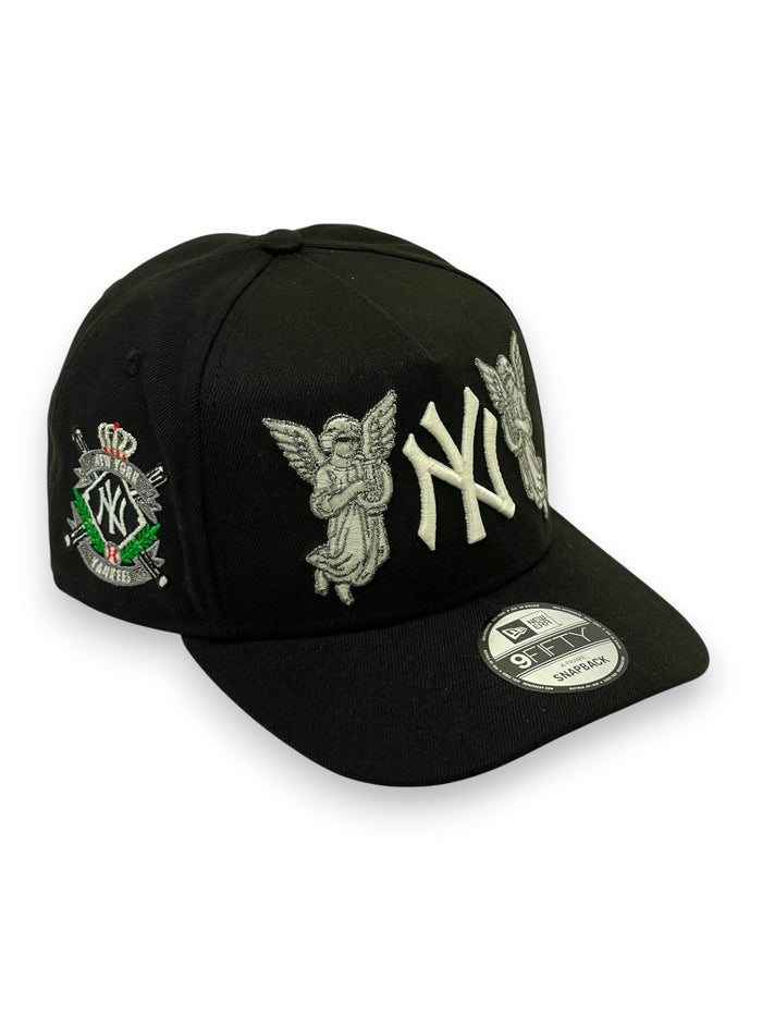 NEW YORK YANKEES (BLACK) "9FIFTY AFRAME" NEW ERA SNAPBACK (GLOW IN THE DARK)