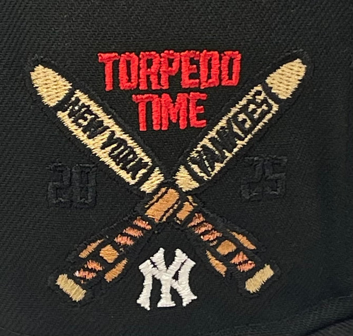 NEW YORK YANKEES (BLACK/RED) (TORPEDO TIME) NEW ERA 59FIFTY FITTED