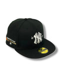 NEW YORK YANKEES (BLACK/SILVER) (TORPEDO TIME) NEW ERA 59FIFTY FITTED