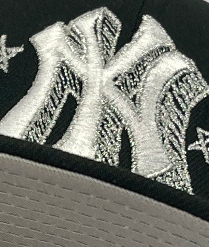 NEW YORK YANKEES (BLACK/SILVER) (TORPEDO TIME) NEW ERA 59FIFTY FITTED
