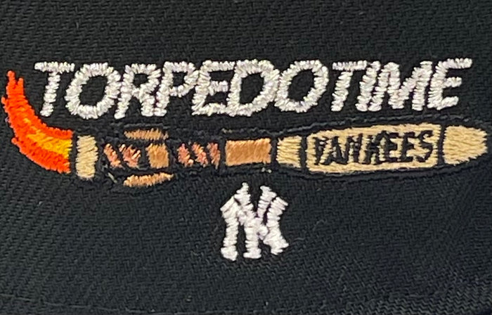 NEW YORK YANKEES (BLACK/SILVER) (TORPEDO TIME) NEW ERA 59FIFTY FITTED