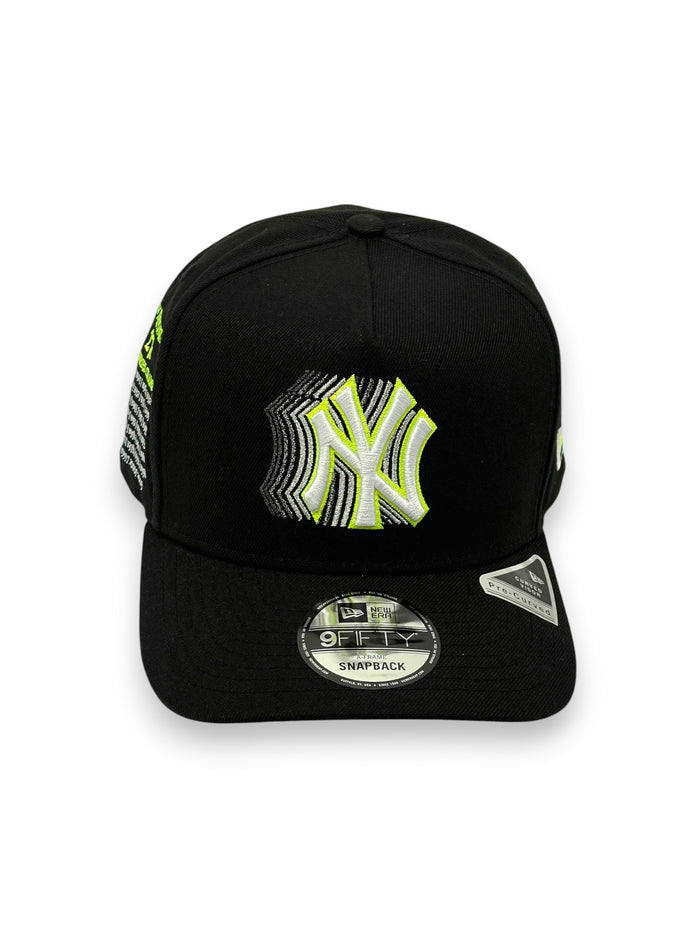 NEW YORK YANKEES (BLACK/VOLT) (27X CHAMPS) "9FIFTY AFRAME" NEW ERA SNAPBACK
