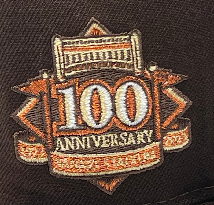 NEW YORK YANKEES (BROWN) 100TH ANN "1923-2023" NEW ERA 59FIFTY FITTED