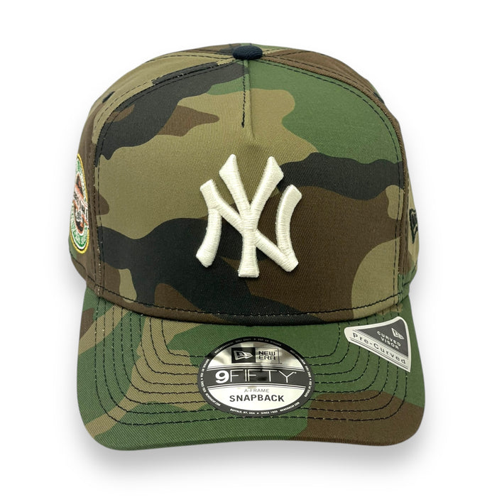 NEW YORK YANKEES (CAMO) (2009 INAUGURAL SEASON) "9FIFTY AFRAME" NEW ERA SNAPBACK