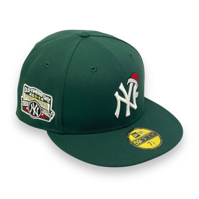 NEW YORK YANKEES (GREEN) (2014 "OLD TIMERS DAY") ("XMAS" ) NEW ERA 59FIFTY FITTED