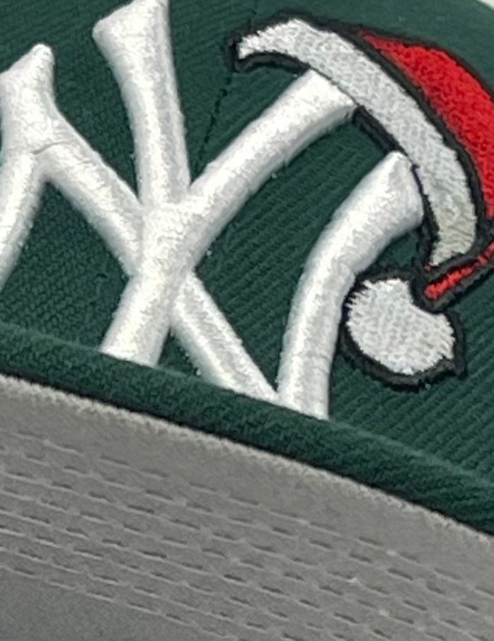 NEW YORK YANKEES (GREEN) (2014 "OLD TIMERS DAY") ("XMAS" ) NEW ERA 59FIFTY FITTED
