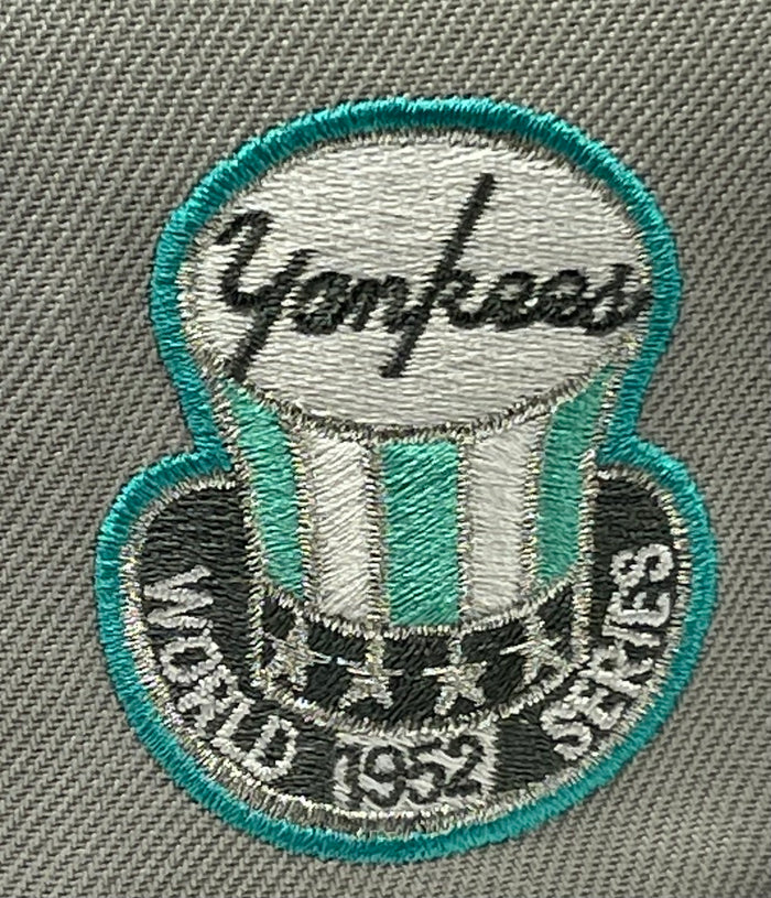 NEW YORK YANKEES (GREY) 1952 WS "FLOWER LOGO" NEWERA 59FIFTY FITTED