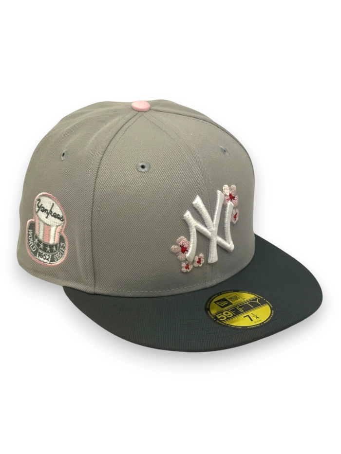 NEW YORK YANKEES (GREY) "1952 WS "FLOWER POWER" NEWERA 59FIFTY FITTED
