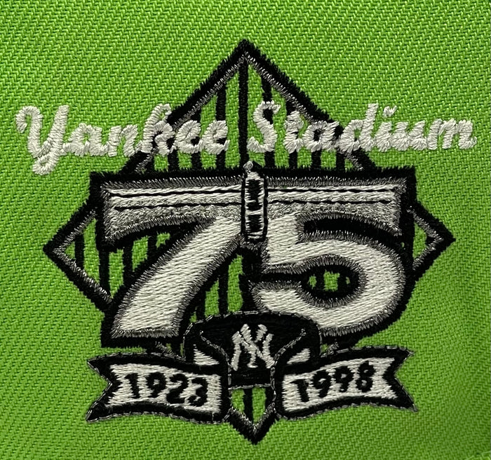 NEW YORK YANKEES (LIME) (75TH ANN "YANKEES STADIUM") NEW ERA 59FIFTY FITTED