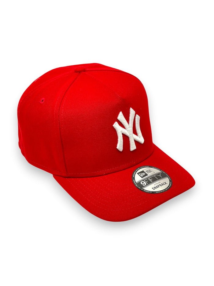 NEW YORK YANKEES (RED) A-FRAME NEW ERA 9FIFTY SNAPBACK