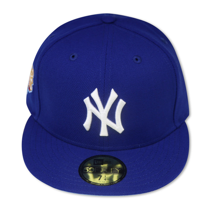 NEW YORK YANKEES (ROYAL) "2009 WORLDSERIES" NEW ERA 59FIFTY FITTED (SKY BLUE BOTTOM)
