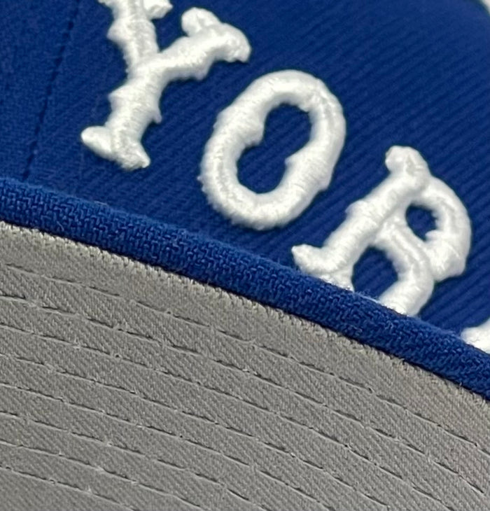 NEW YORK YANKEES (ROYAL) "JACKIE ROBINSON" NEW ERA 59FIFTY FITTED (With Pin)