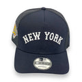 NEW YORK YANKEES (SCRIPT) (1996 WS) "9FIFTY AFRAME" TRUCKER NEW ERA SNAPBACK