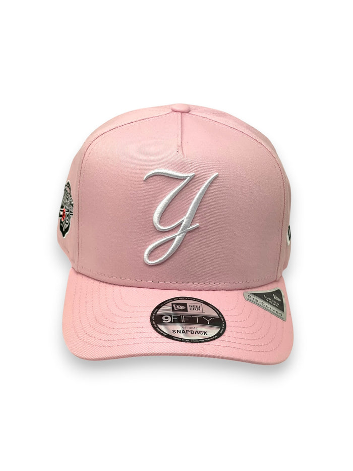 NEW YORK YANKEES (Y LOGO) (PINK) (1998 WS) "9FIFTY AFRAME" NEW ERA SNAPBACK