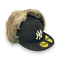 NEW YORK YANKEES YANKEES (BLACK) "WINTER DOG EAR" NEW ERA 59FIFTY FITTED