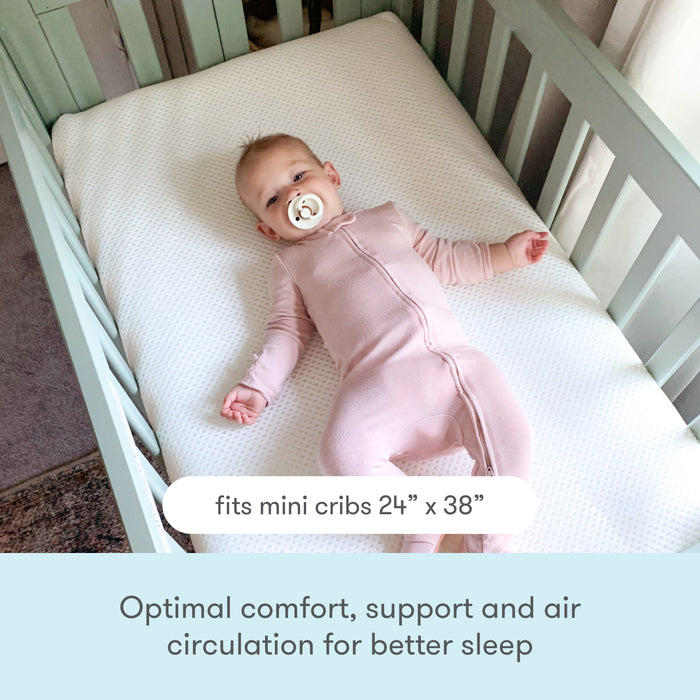 999-1350-WHT-MN, Newton Mini Crib Mattress