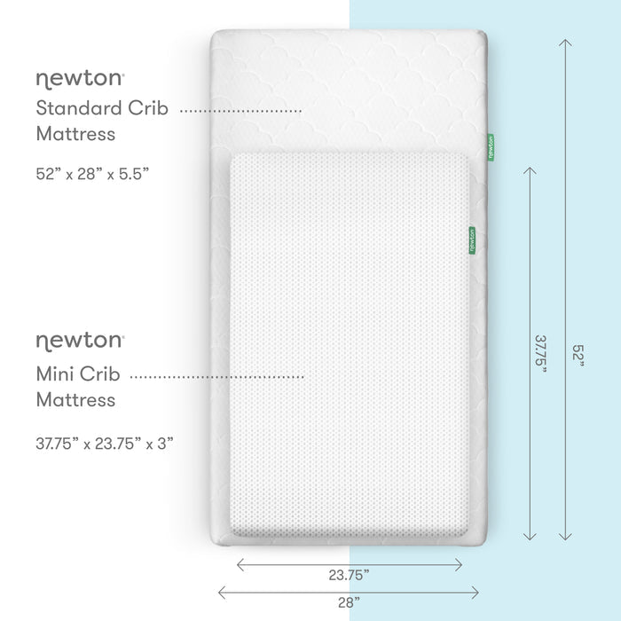 999-1350-WHT-MN, Newton Mini Crib Mattress