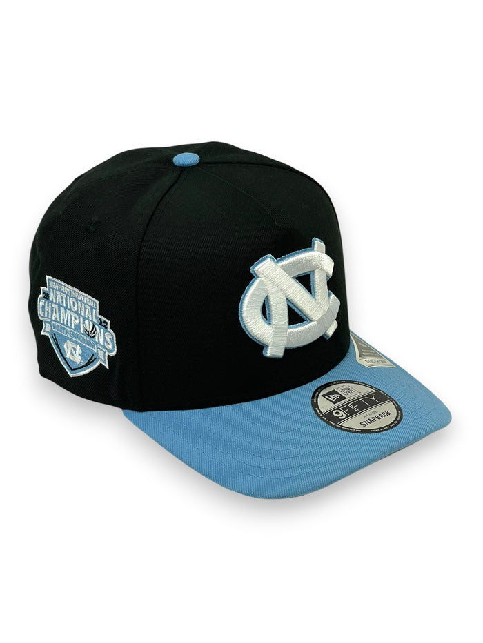 NORTH CAROLINA TAR HEELS (2012 NATIONAL CHAMPIONS) "9FIFTY AFRAME" NEW ERA SNAPBACK