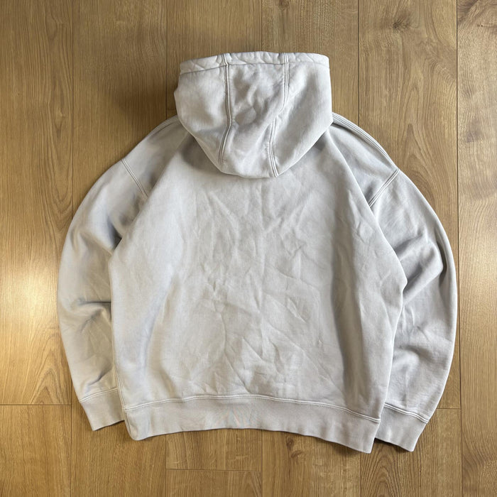 Nike nrg Mini Swoosh Hoodie Beige Cream Heavyweight Pullover Hoodie