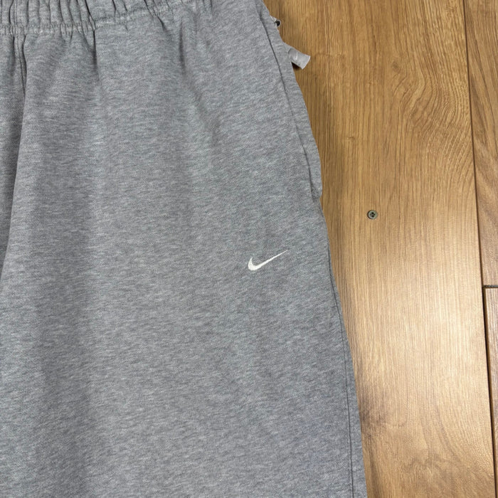 Nike NRG Premium Essentials Mini Swoosh Grey Fleece Joggers Sweatpants Size M